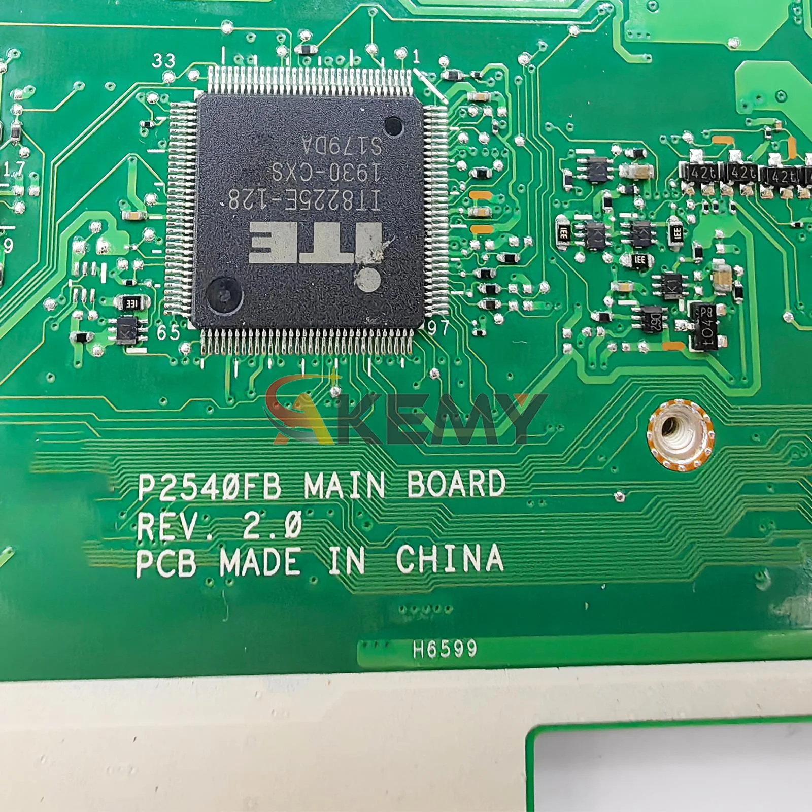 Placa base para ordenador portátil P2540FB para ASUS ProArt P2540F P2540FAC P2540FB PX554F placa base para portátil con CPU I3 I5 I7 100% pruebas OK stk