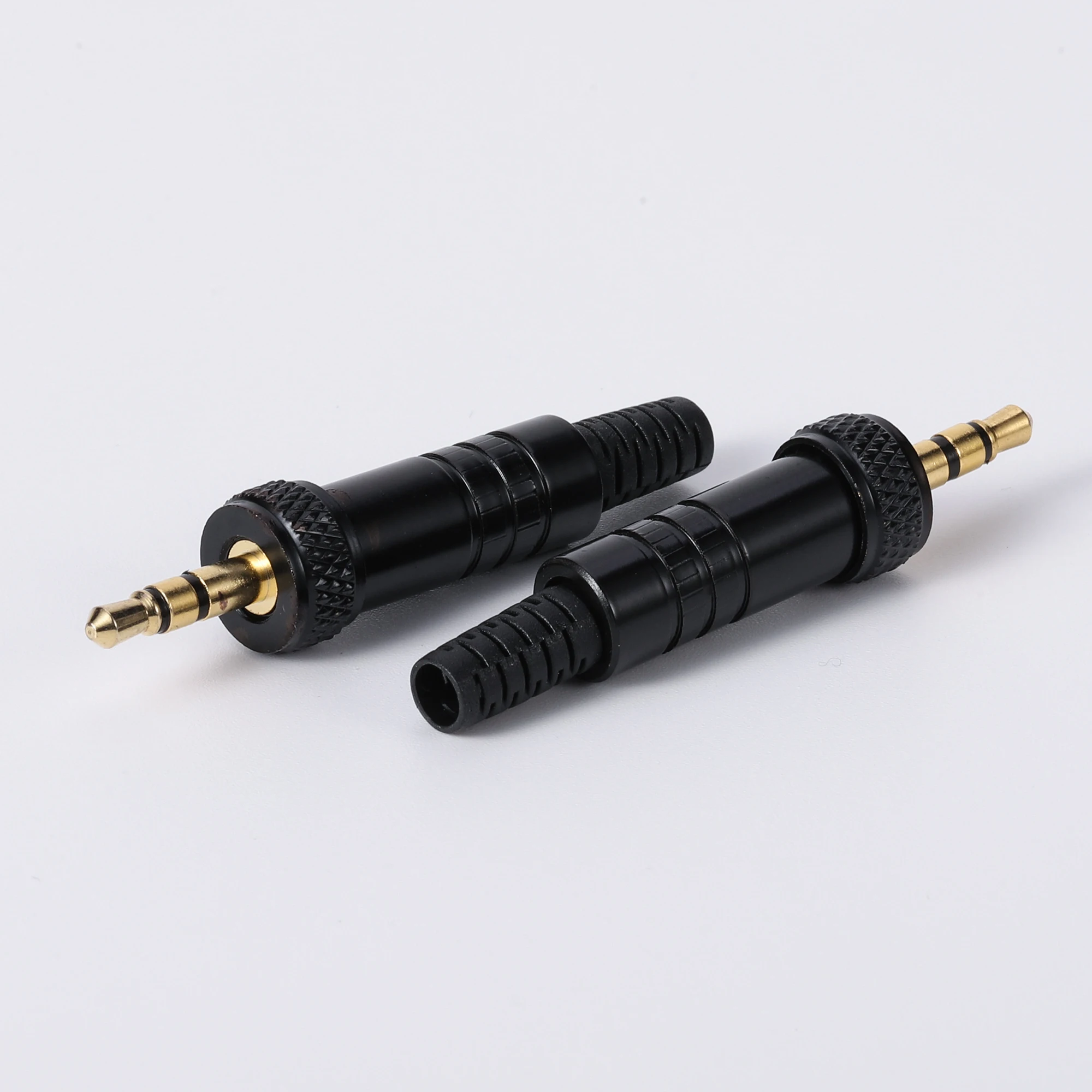 

10 pcs. 3.5 Full Copper Stereo With Locking Tooth Plug Connector 3-pole Threaded Plug Microphone Plug assembly Head