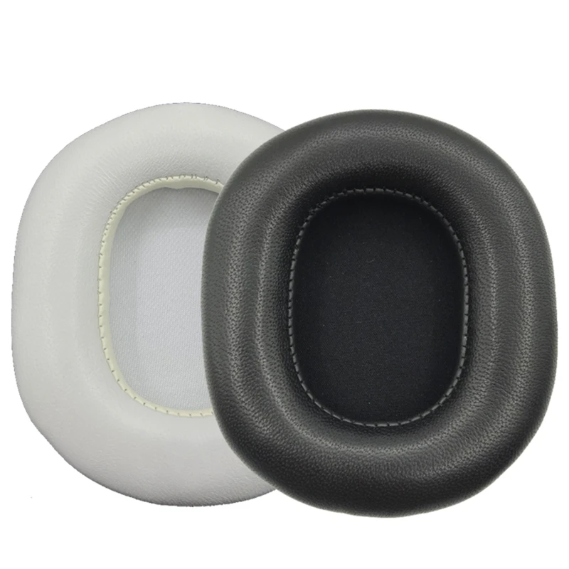 Almohadillas cuero para auriculares ATH-MSR7 M50X, auriculares espuma viscoelástica