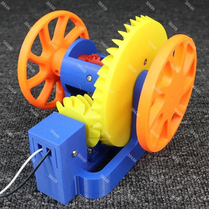 Large-scale Automotive Differential Model - Differential Turning Mechanism, Conical Gear Transmission, Educational Equipment