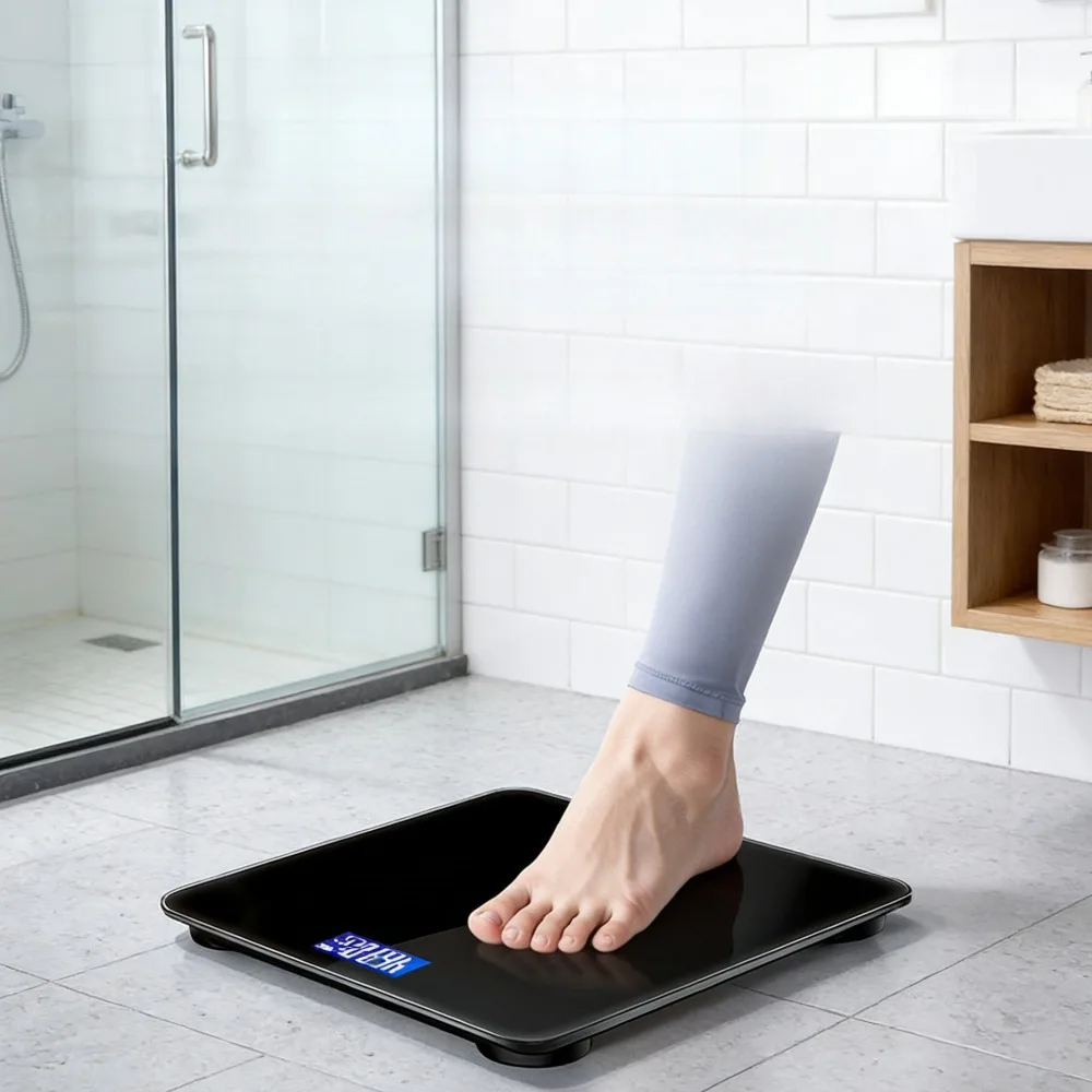 

Bluetooth Weight Scale for Home Use with Rechargeable Battery Smart Digital Body Fat Scale High Precision