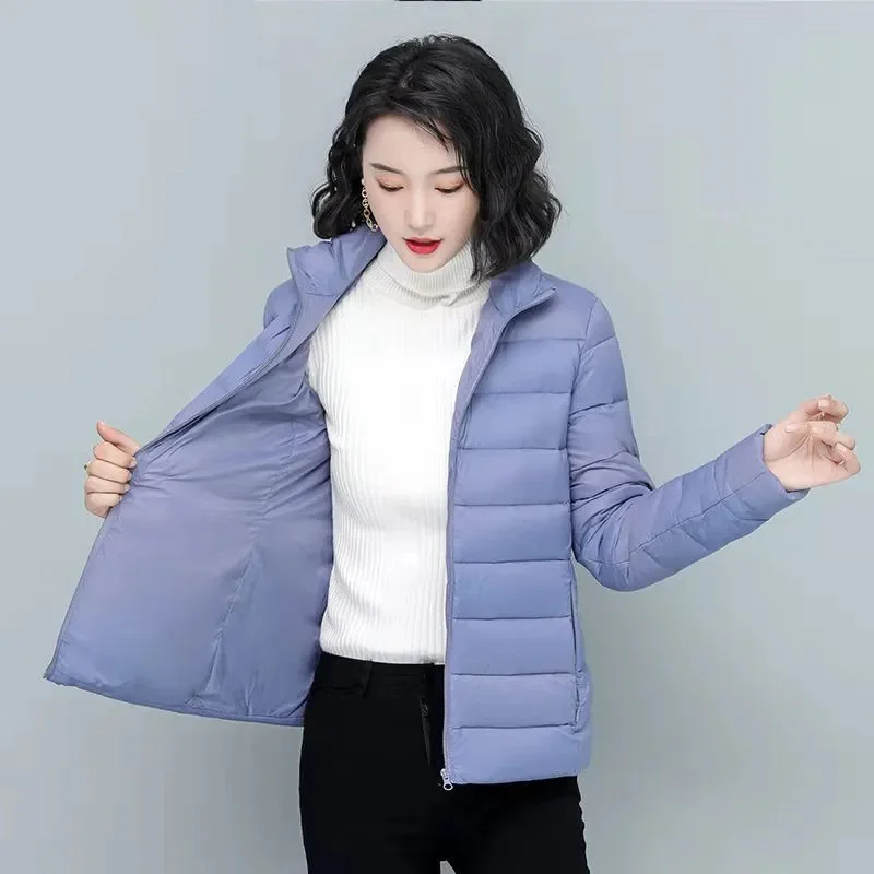 Doudoune courte rembourrée en coton pour femme, manteau chaud pour femme, vêtements d'extérieur polyvalents coréens, automne, hiver, nouveau, 2025