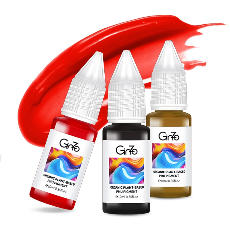 

Professional Lip Semi-Permanent Pigment Natural Plant Color Fast Coloring Even Long Lasting Microblading Ink Beauty Supplies