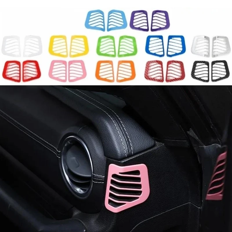 Car Air Conditioning Vent Outlet Decoration Cover for Jeep Wrangler JL for Jeep Gladiator JT 2018 2019 2020 20212022 2023