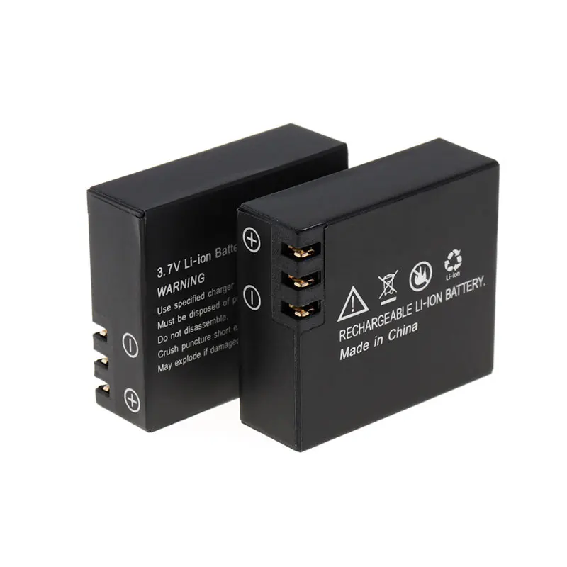 3.7V 900mAh Lithium Ion Battery for SJCAM Batteries SJ4000 SJ5000 SJ6000 SJ7000 SJ8000 SJ9000 WiFi M10 H8 H9 Sports DV Camera