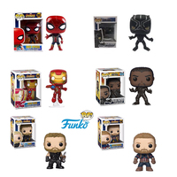 FUNKO POP Avengers: Endgame, Captain America, Thor, Spider Man, Iron Man, Hawkeye, Black Panther, Model Collection Gift