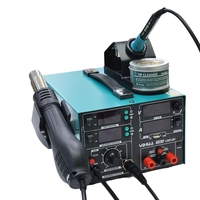 YIHUA 853D 2A Advanced Soldering Station Hot Air Rework DC Power Supply 5V USB Port