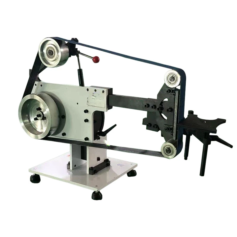 Industrial grade high-power vertical and horizontal speed regulation belt abrasive machine multi-functional grinding, wire