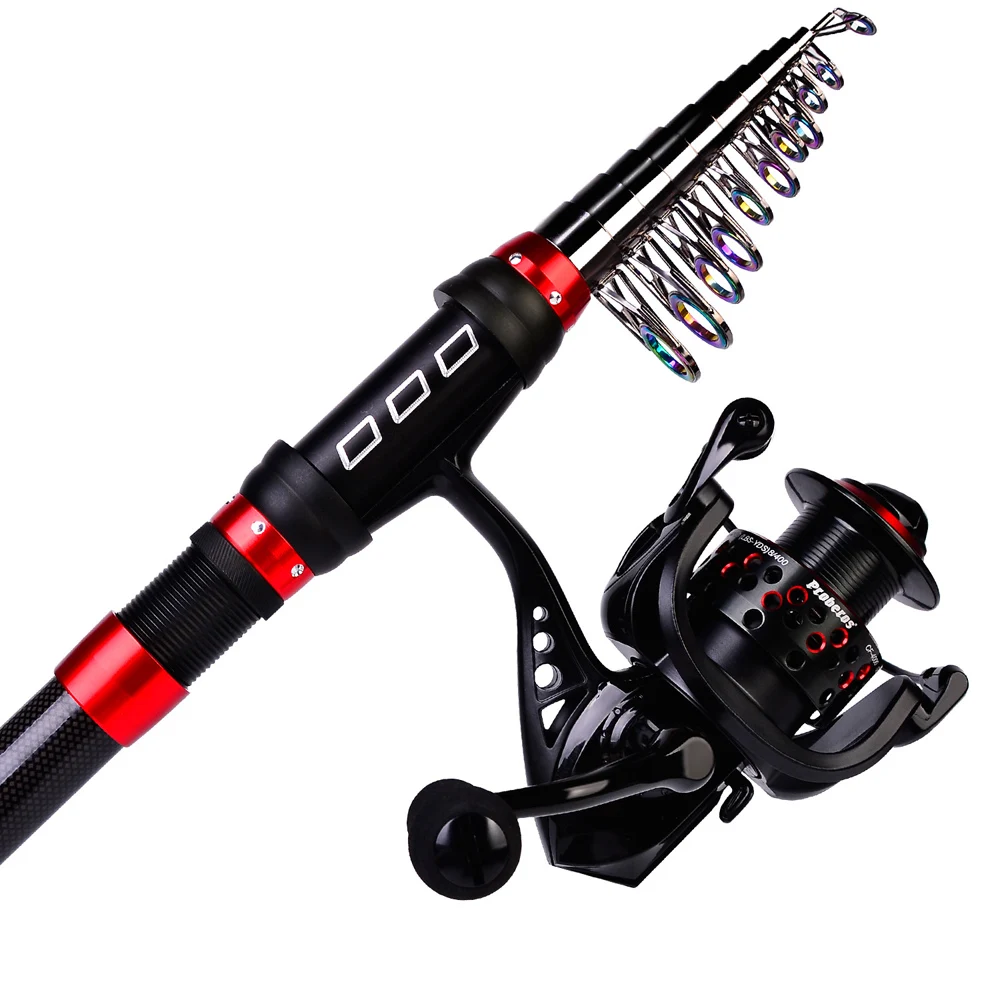 Caña telescópica de carbono T4 – Ultraligera para spinning en mar - imagen 5