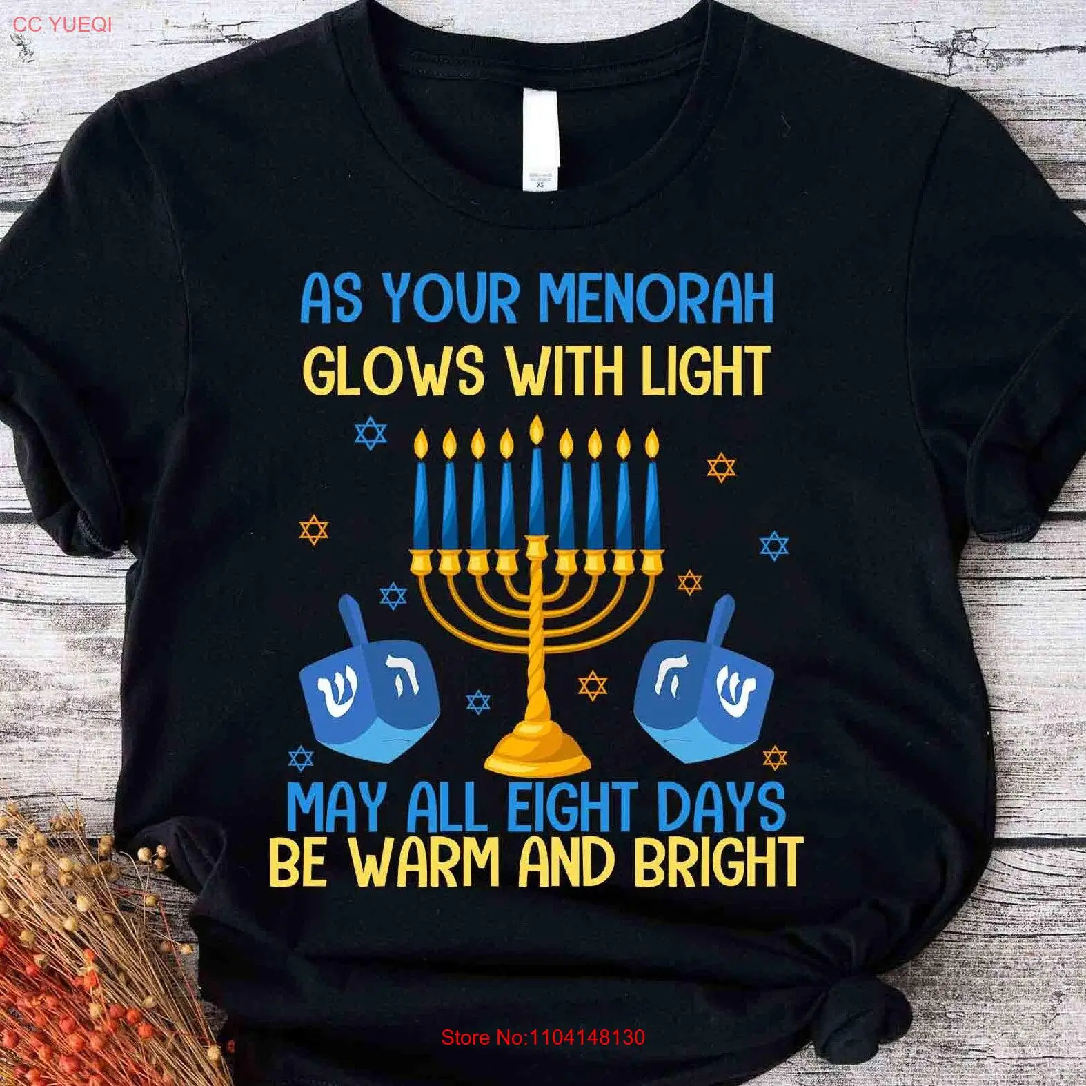 Candle Hanukkah T Shirt Now You Understand Cellphone Chanukkah SweaT Jewish Sweater for orah  long or short sleeves