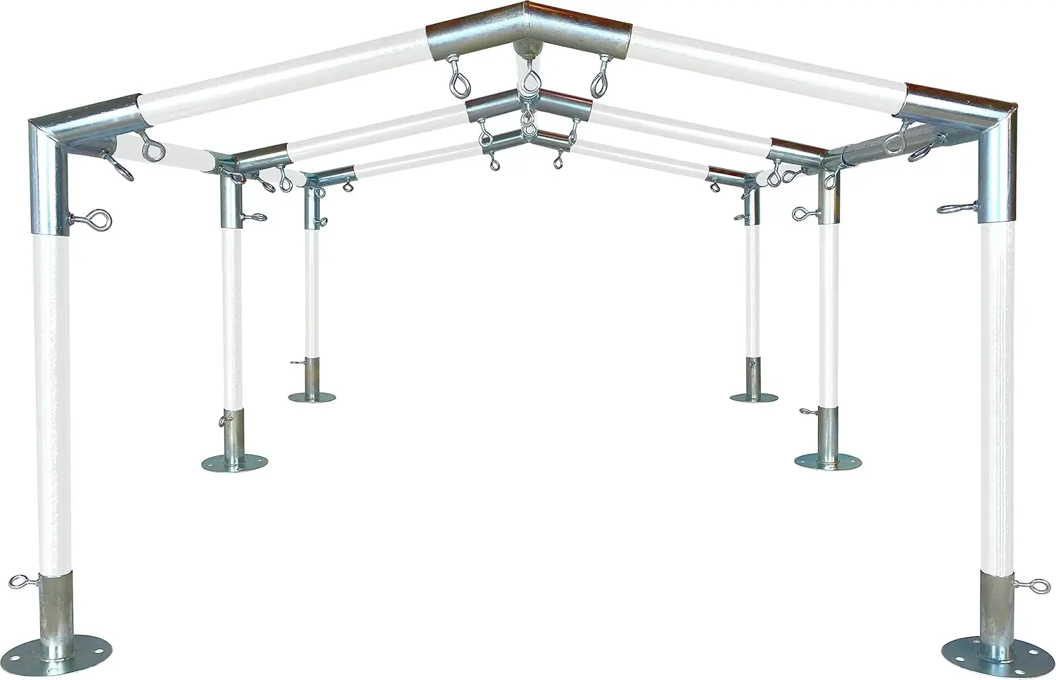 

Carport Kit, 20' x 20' Low Peak Canopy Fittings, DIY Metal Carport Frame Parts, 1-1/2" EMT Fittings, Customized