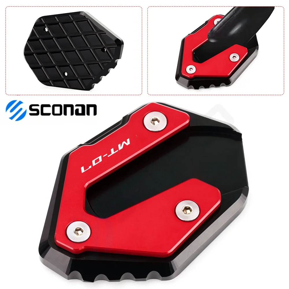 

Side Stand extension Enlarge Plate Pad For Yamaha MT07 MT 07 2014-2022 2020 2019 2018 XSR700 2016-2019 Motorcycle Accessories