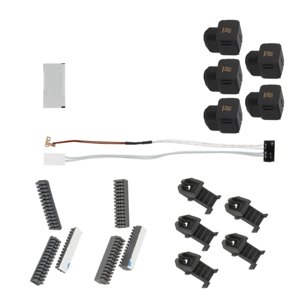 18pcs Print Head Maintenance Kit Silicone Brush Cover Pad Thermistor 24V 80W Plate Grease For A1 And For Mini For 3D Printer