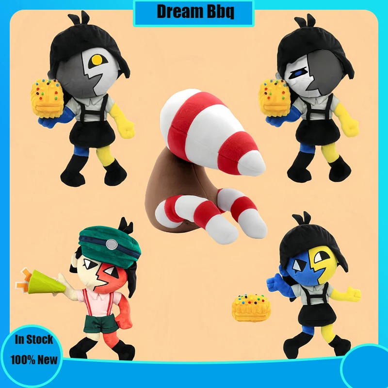 

In Stock Ena Dream Bbq Talking Game Plush Toy 25cm Video Game Stuffed Doll Bbq-Themed Gamer Peripheral Soft Throw Pillow Toy Kid