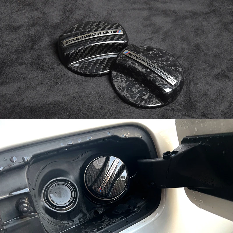 

Automobile fuel tank cover, MP dry carbon fuel warning cover, fuel tank inner cover, renovation, suitable for BMW.