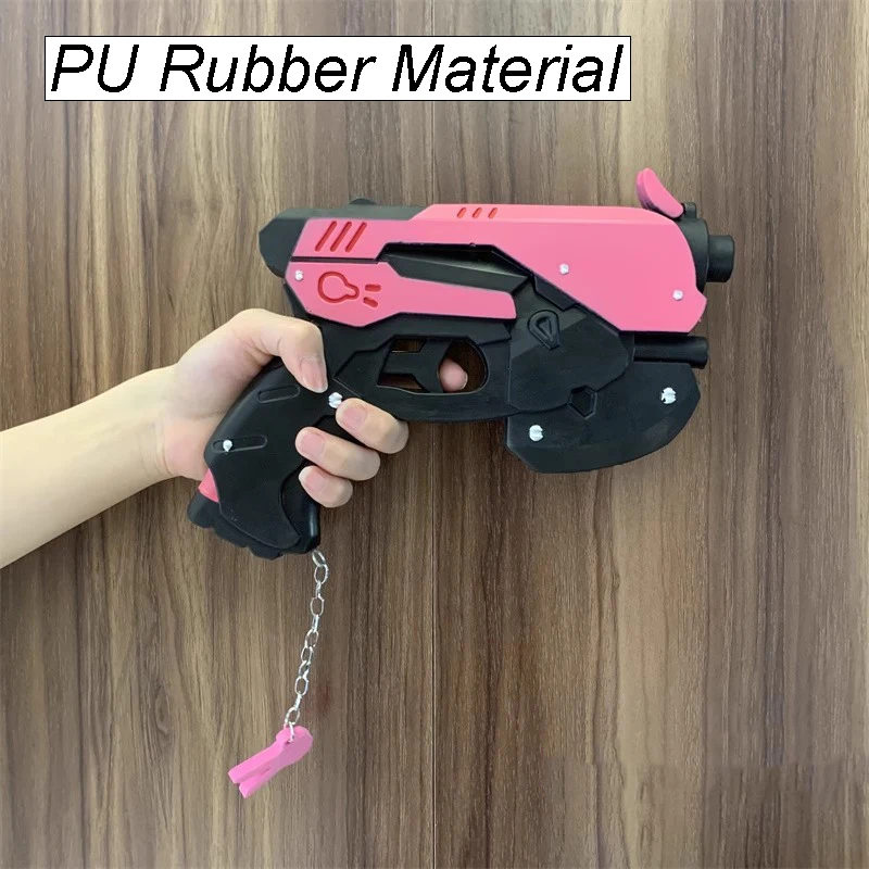 Overwatch D.Va Mei Cosplay Props PU Rubber Material Weapons Pistols Toy Game Uniform Accessories Halloween Christmas Carnival