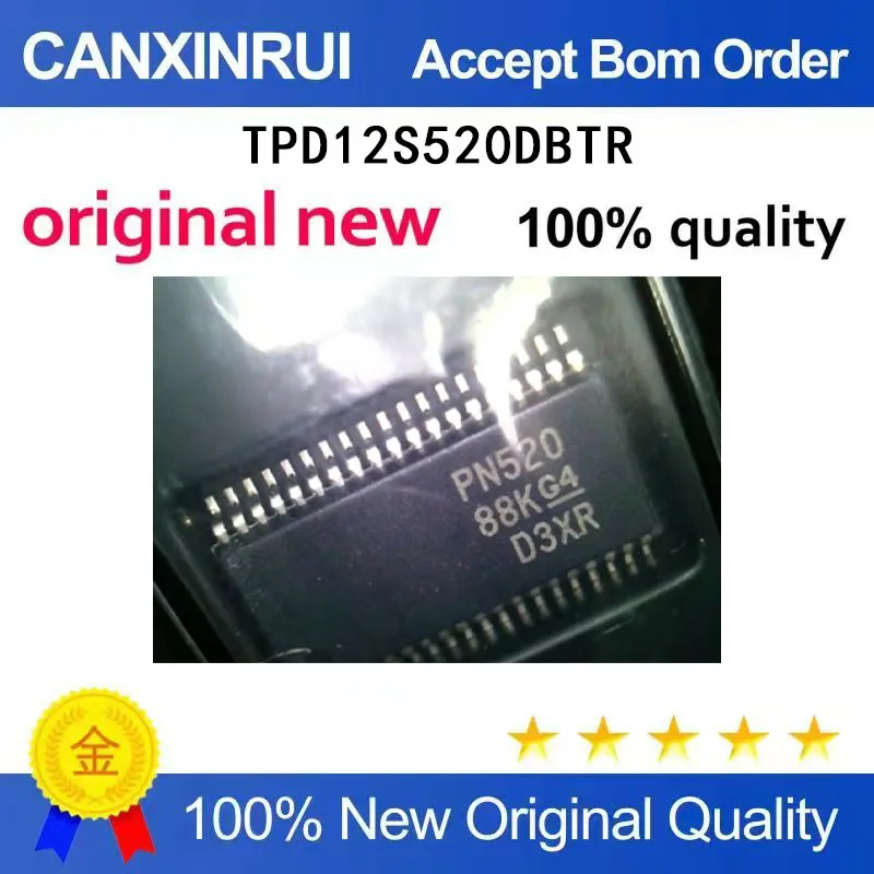 

(5-100 шт.) Новое поступление: интерфейс TPD12S520DBTR TPD12S520 PN520
