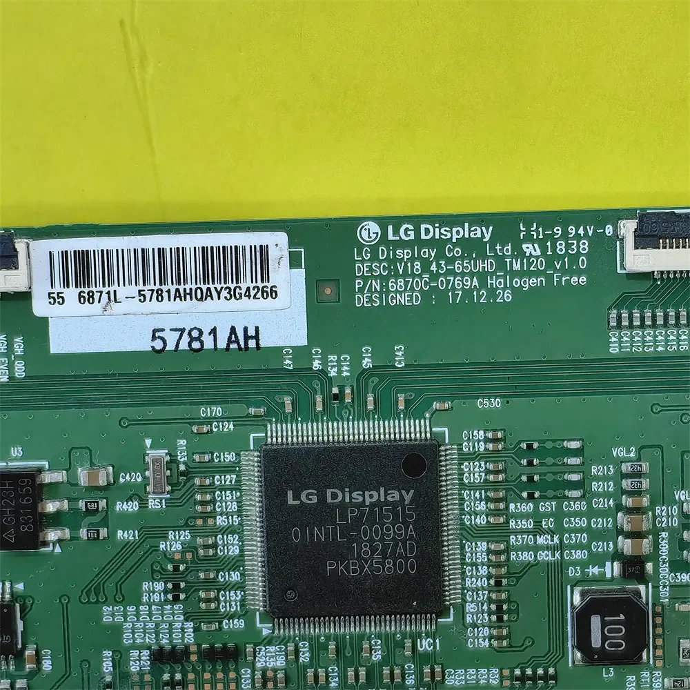 Placa lógica de T-CON, 6870C-0769A, 6871L-5656A, 6871L-5781A, 55 pulgadas, R126, 55MV379R/F7, 55PFL5604/F7, 55PFL5703/F7, 55PFL5602/F7