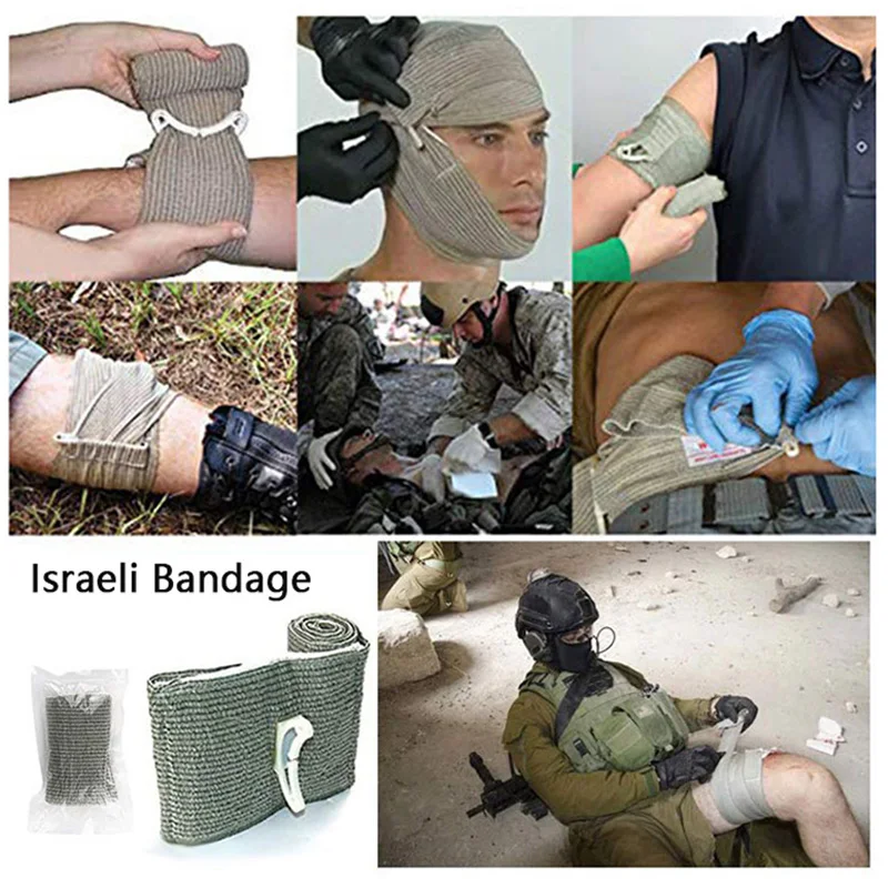 Molle Trauma Mochila Medical Emergency Survival First Aid Kits Saco Tactical Tourniquet Banda Camping Survival Equipment Set