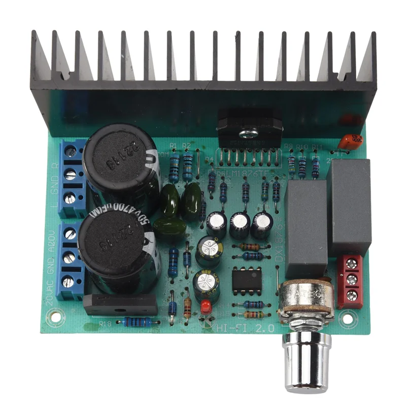 

Стабильная производительность-30 Вт + 30 Вт LM1876 стерео аудио мощность 4558, плата усилителя 2,0 стерео класса AB, двойной усилитель для домашнего кинотеатра