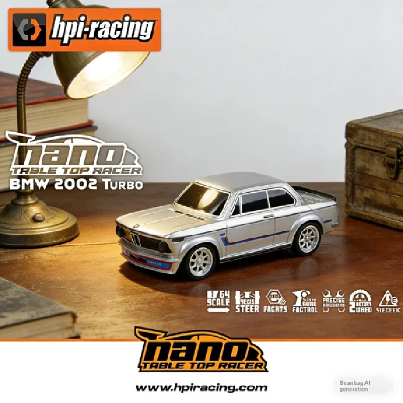 

1:64 RC Drift Car HPI Nano TTR 1989 M3 Simulation Model 4CH Electric RTR Vehicle 45 Mins Long Battery Life