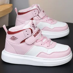 Girls Sneakers Fashionable Lightweight Flat Comfortable Board Shoes Wear-resistant Lightweight Kids Shoes Boys Tennis Shoes