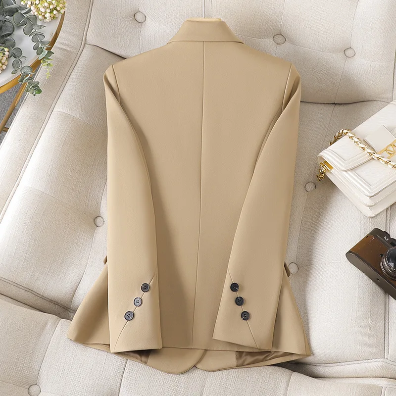Neue Blazer Frauen Koreanische Frühling Herbst Schlank Business Blazer Damen Mäntel Büro Blazer Mantel Lässig Weiß Schwarz Langarm Anzüge
