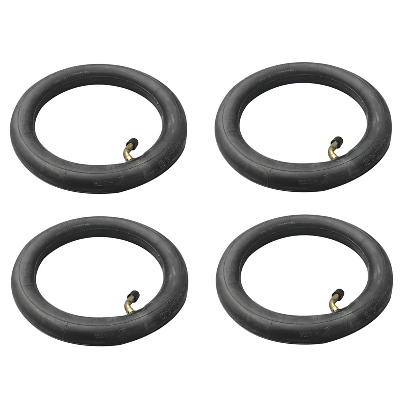 

4Pcs 8 Inch 8X1 1/4 Scooter Inner Tube With Bent Valve Suits A-Folding Bike Electric / Gas Scooter Tube