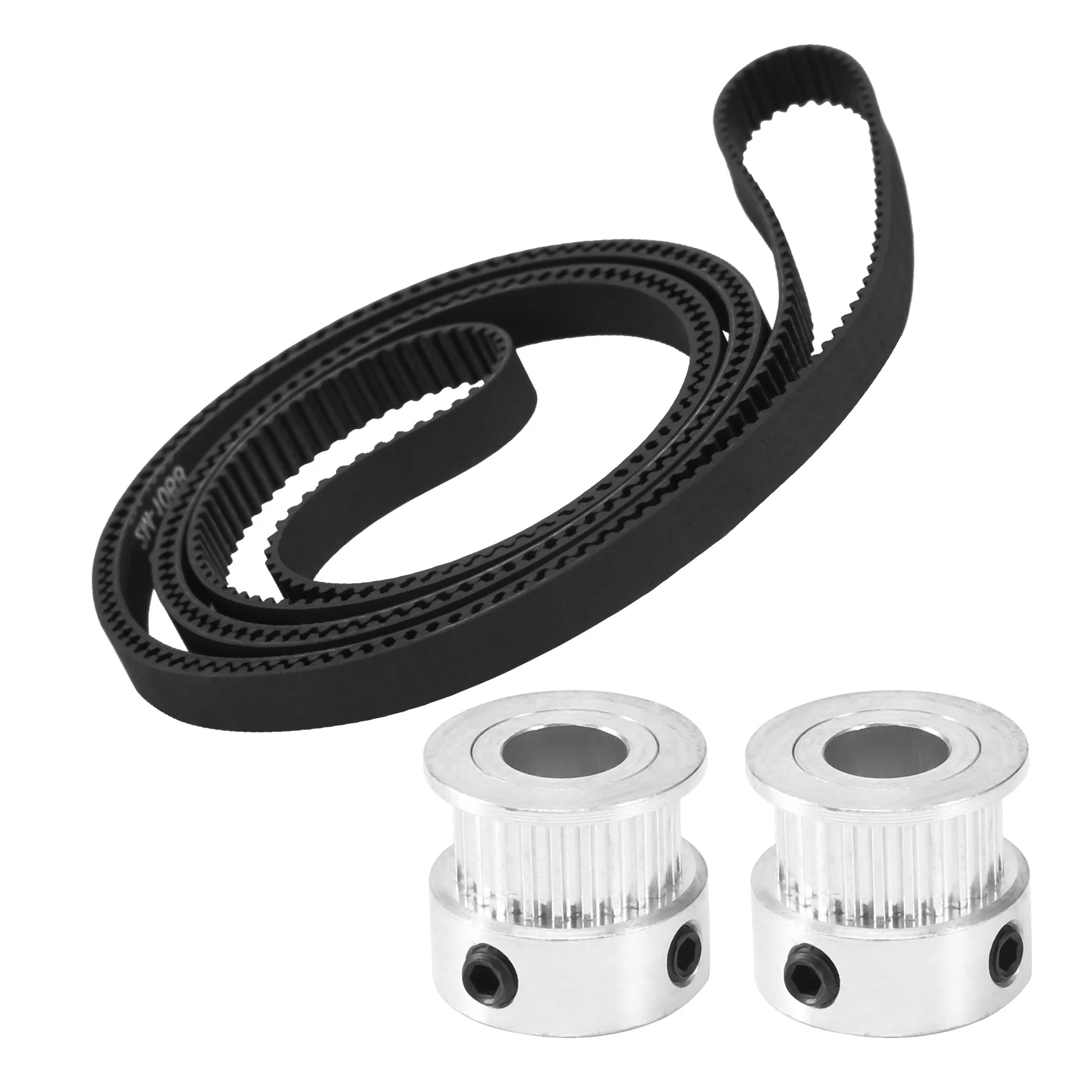 Z-Axis GT2 Timing Belt Pulley Kit 24 Teeth Synchronous Wheel and 1068mm Belt for TRONXY X5SA/X5SA PRO/X5SA-2E 3D PRINTER