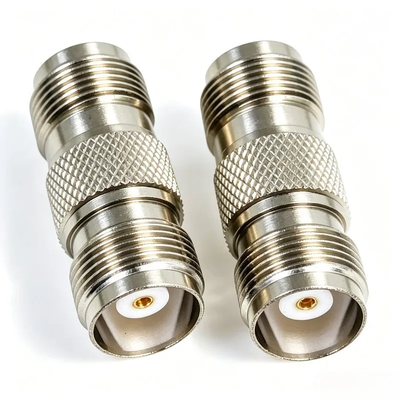 TNC to TNC Adapter TNC Female to Female RF Coaxial Barrel Connector 50 Ohm Nickel Plated