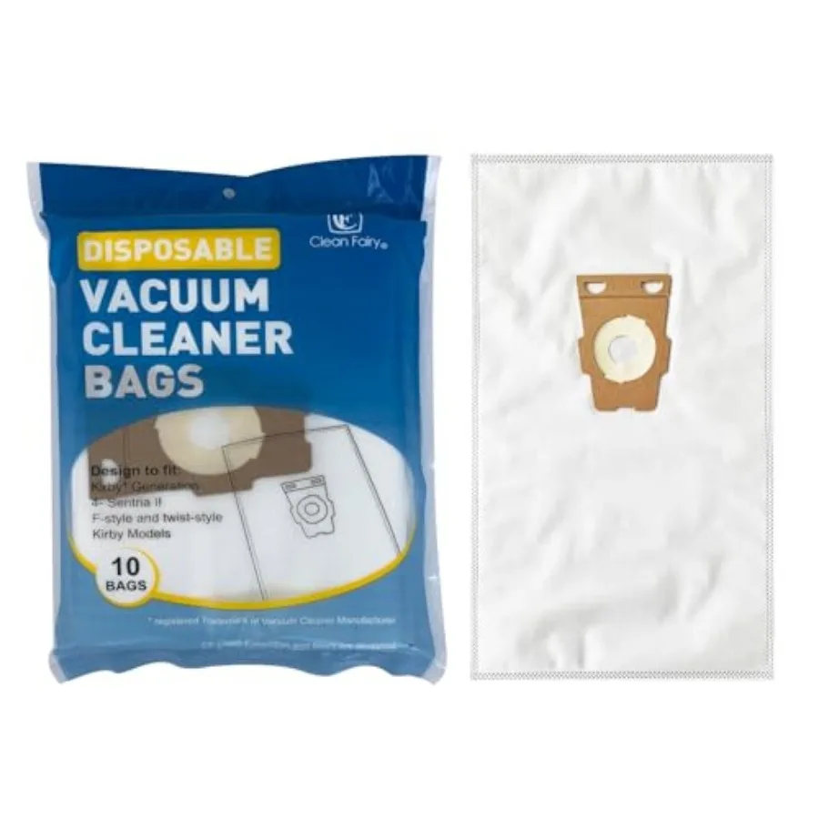 

10 Pack HEPA Vacuum Bags Compatible with Kirby Sentria Avalir Ultimate G Series 3-Layer HEPA Filtration Replaces F-Style and Tw