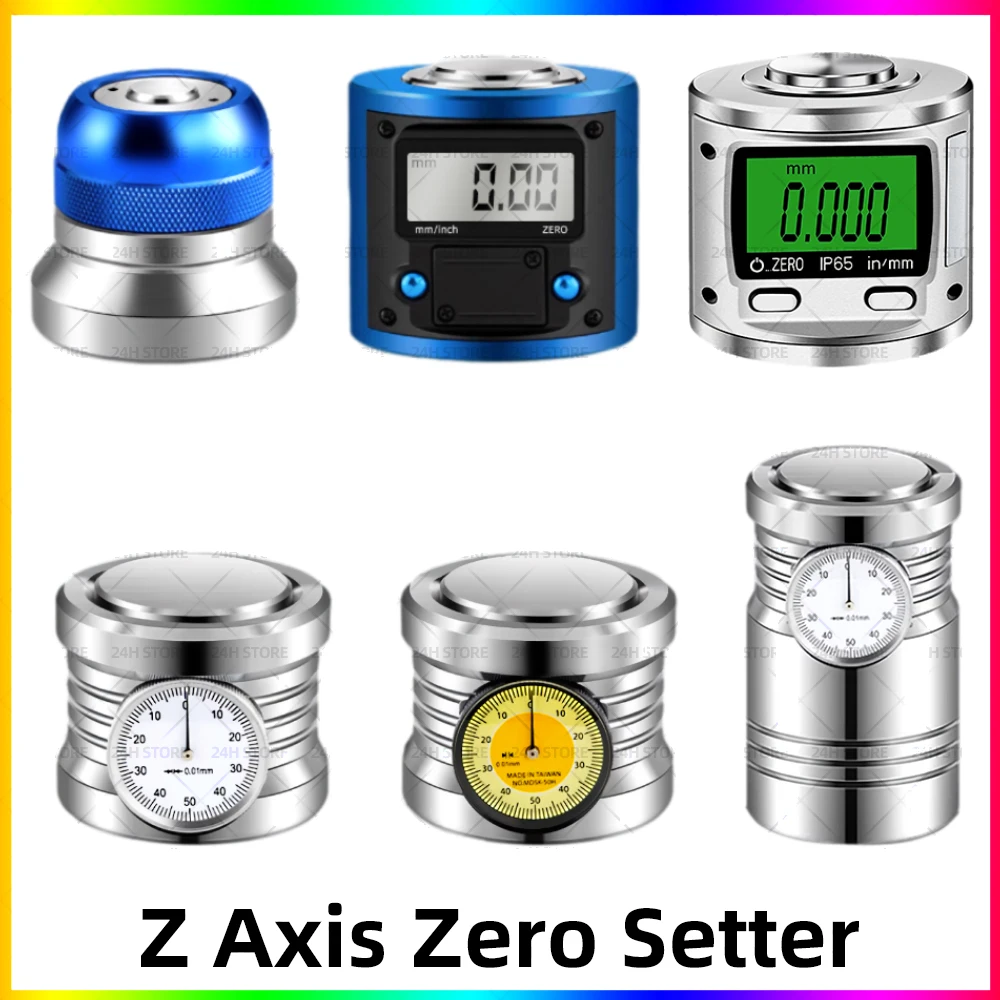 Axis Zero Setter com Medidor Ferramenta Fotoelétrica Zero Setter Ajuste Digital Magnético z