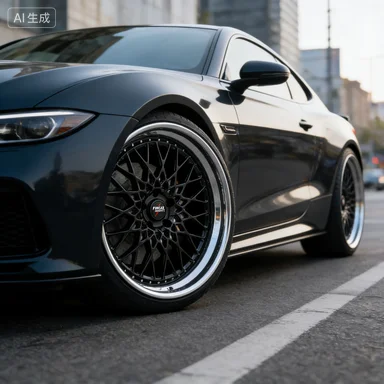 

Колесные диски из кованого сплава для люксовых автомобилей, глянцевые черные, с глубокой полкой, на заказ, двухсоставные, 16-24 дюйма, высокое качество, Forcar