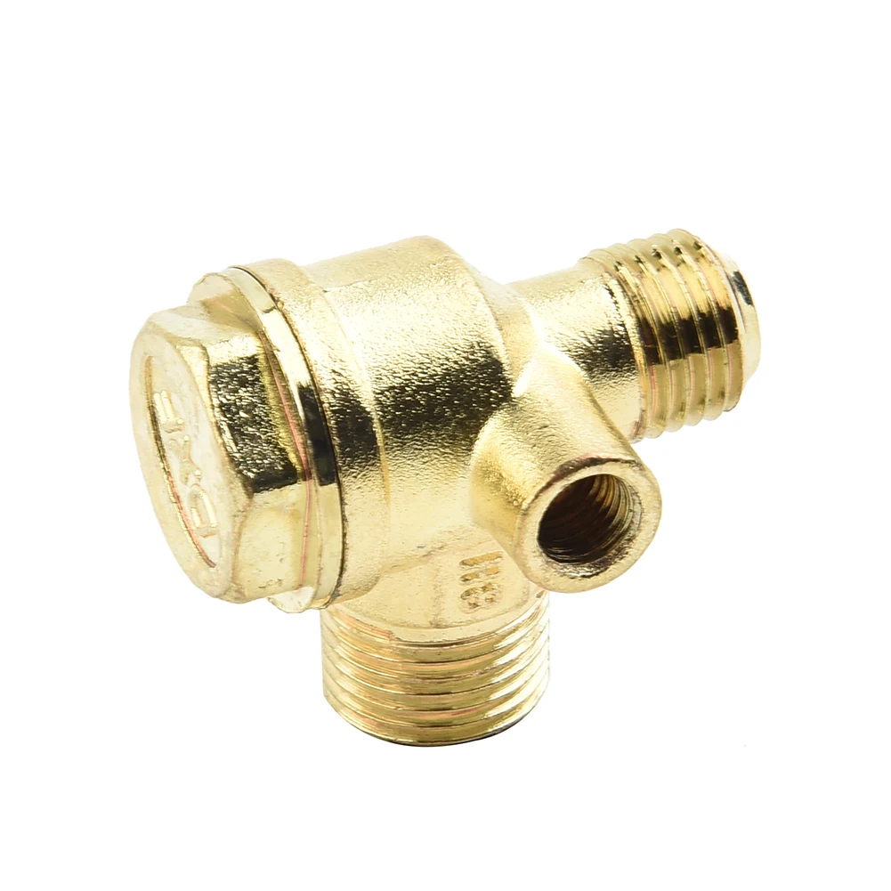 

3 Port Air Compressor Check Valve 7/14/16mm Thread Connector For Connecting Pipeline Air Compressor Accessories