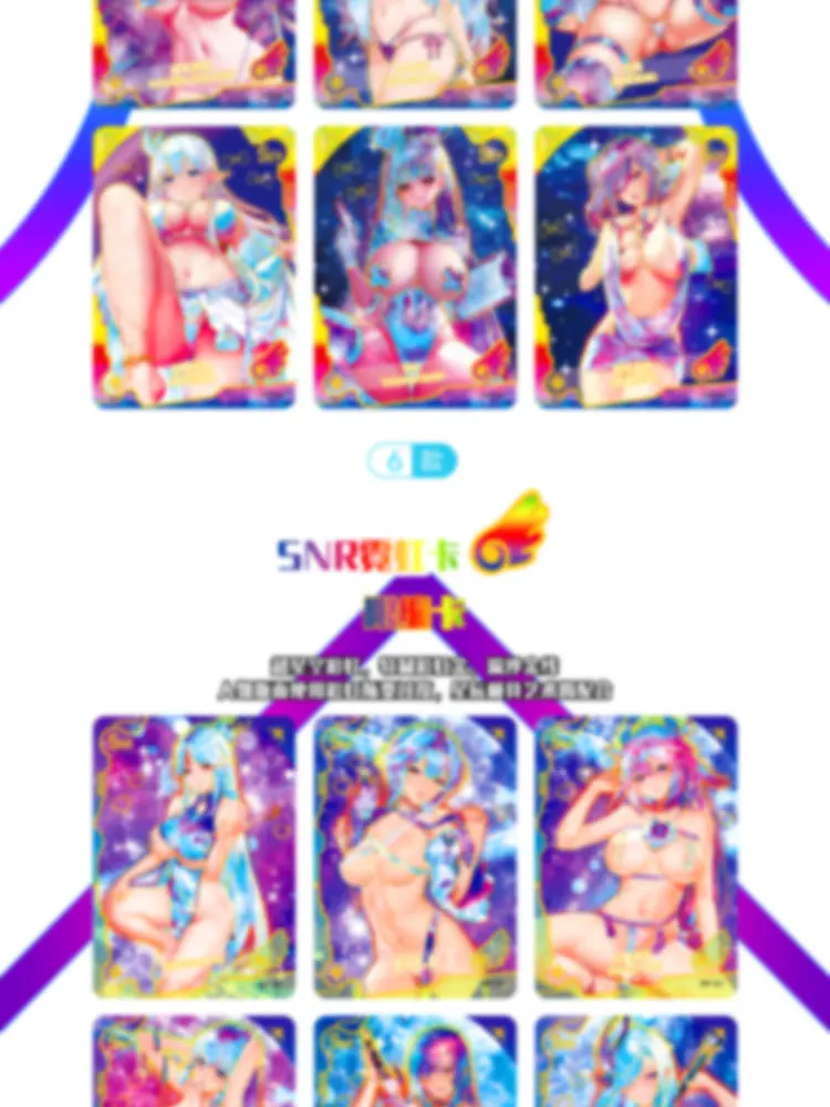 Wholesale 2024 Newest Goddess Story Cards Maiden Party 5 Waifu Hobby Game Doujin Collection Card CCG Booster box Toy Gifts