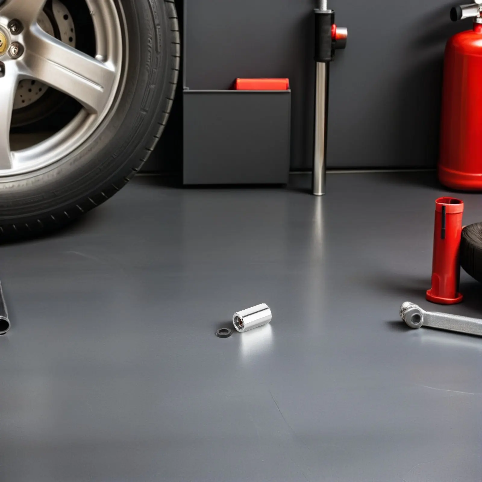 M8 Threaded Rod Coupling Nuts Alloy Hex Adapter Tire Inflator Air Compressor Connector Quick Connect Tire Pump