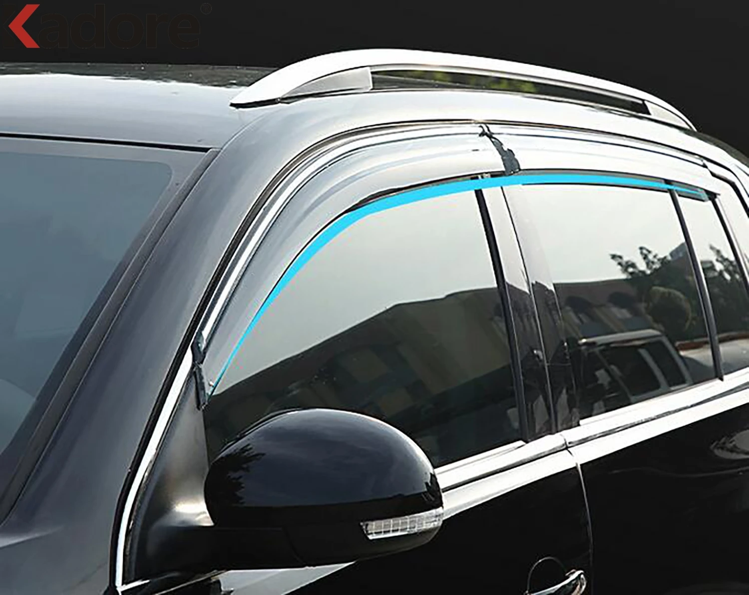 Window Deflectors For Honda CRV CR-V 2023 2024 Wind Deflector Sun Visor Rain Shield Guard Vent Frame Cover Car Accessories images - 6