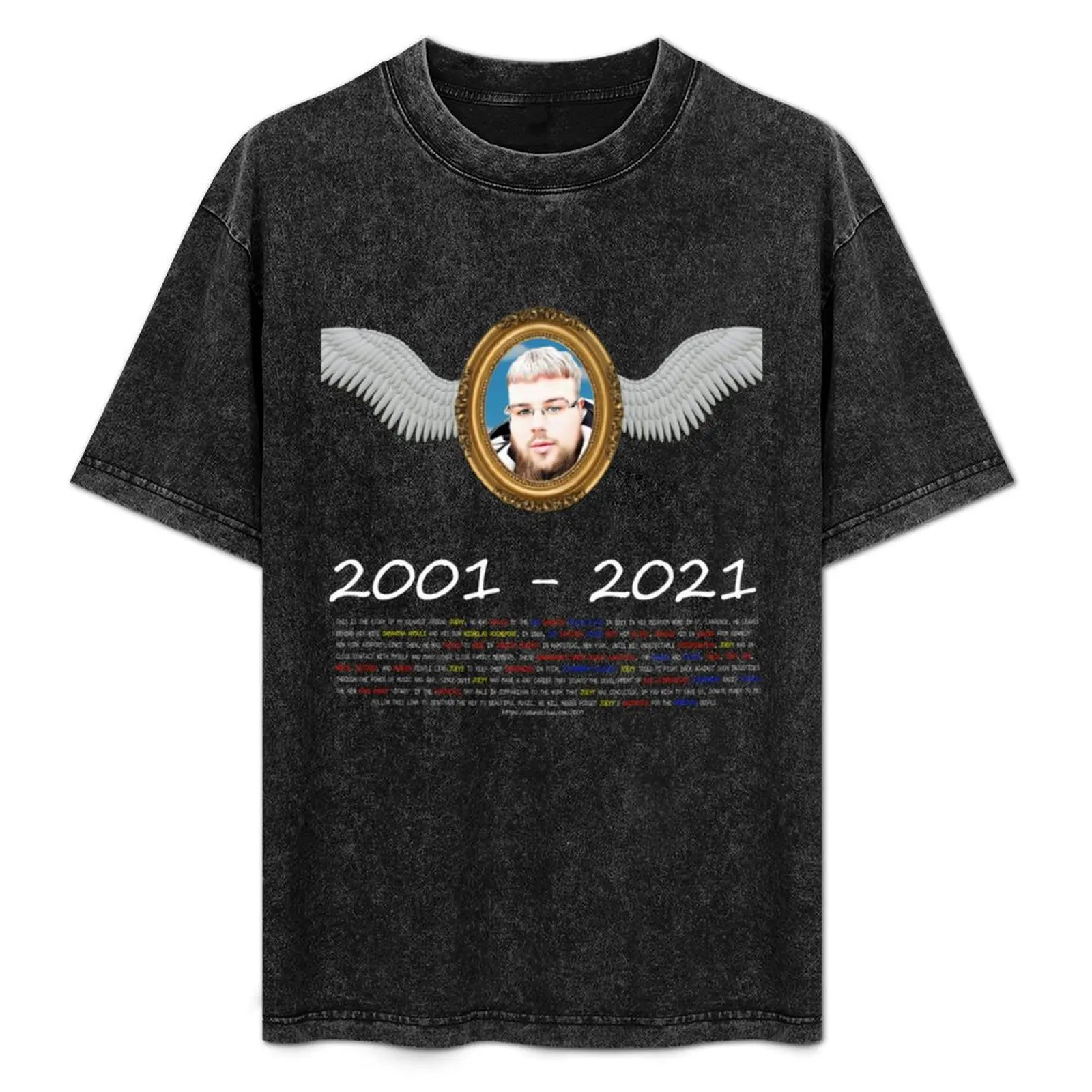 RIP JOEYY X FRANCIS E DEC ESQ T-Shirt custom t shirt quick drying anime tshirt vintage graphic tee mens designer clothes