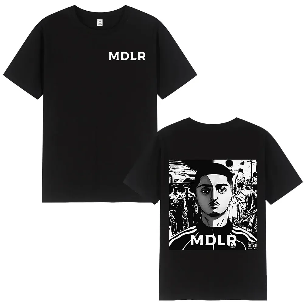 Rapper Morad MDLR Graphic Print T Shirt Fashion Hip Hop Street Short Sleeve T-shirts Men's Women High Quality Tee Shirt