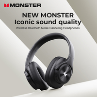 Monster MISSION 200 Wireless Headset Foldable Bluetooth Earphones, Punchy Bass Headphones for PC Laptop phone Steam Switch