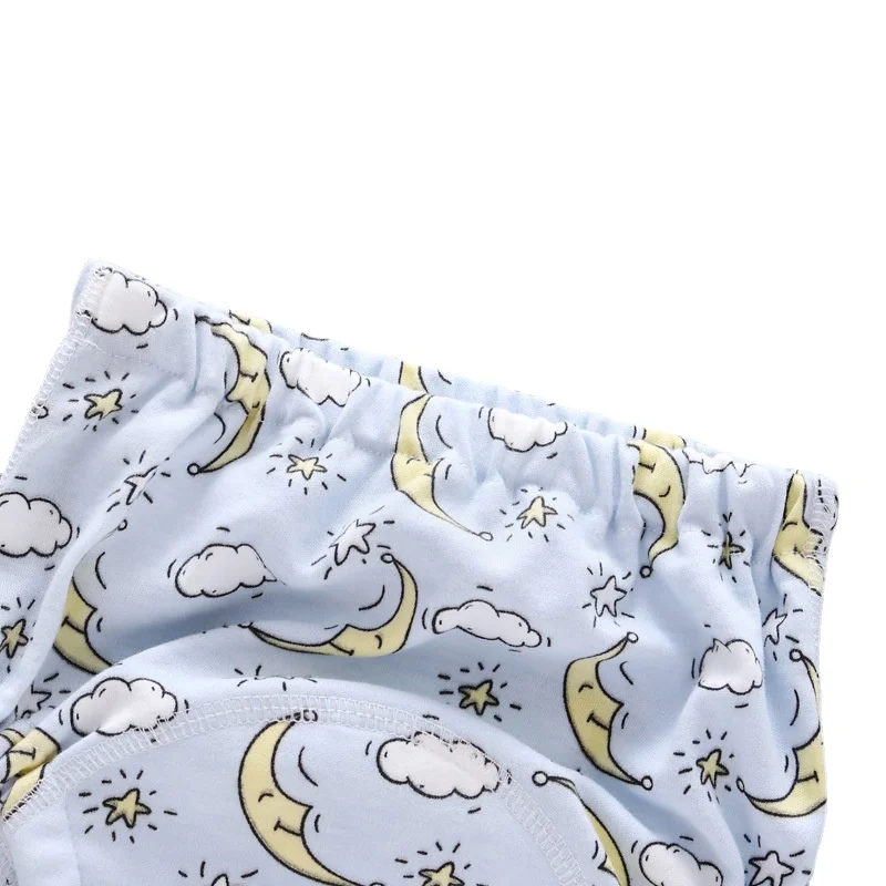 Baby Reusable Diapers Cotton Baby Training Pants Washable Waterproof Infants Children Baby Nappy For 3-18kg Baby