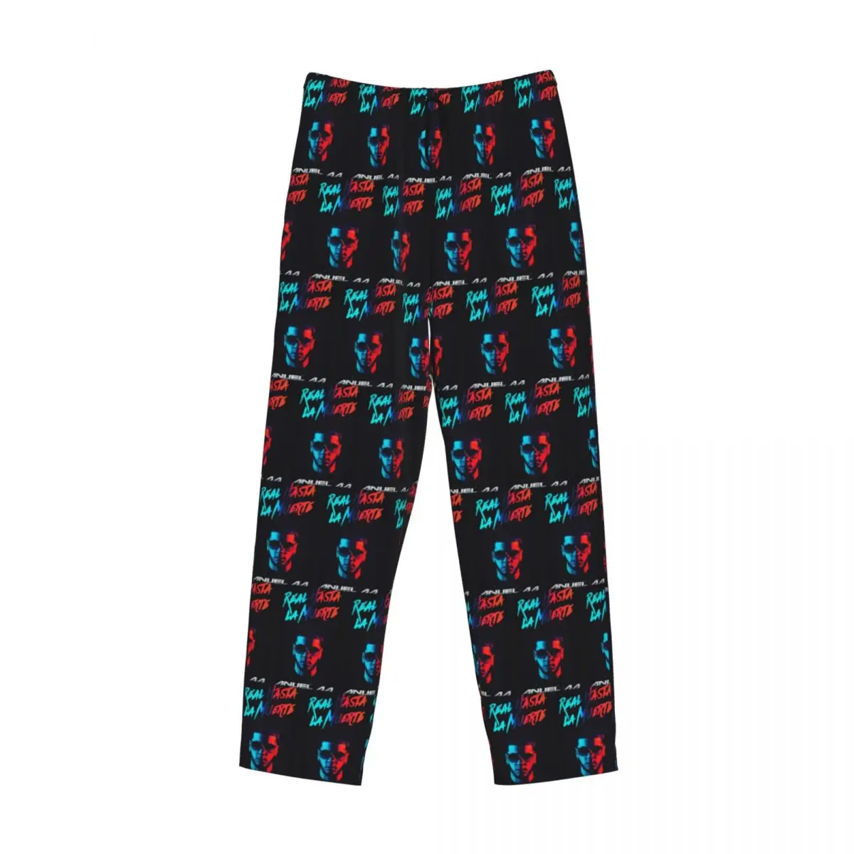 

Custom Fashion Hot Rapper Anuel AA Pajama Pants Men Sleepwear Sleep Lounge Bottoms with Pockets