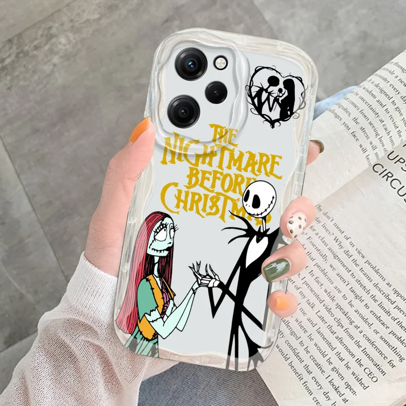 The Nightmare Before Christmas Cream Phone Case For OPPO A 98 95 94 93 92 79 78 76 72 60 58 57 55 54 53 52 38 S 2020 silicone