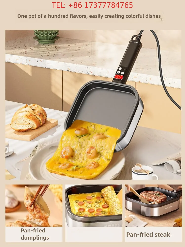 Mini  Pancake Maker Nonstick Breakfast Pan Multifunctional Crepe Cooker for Home Use