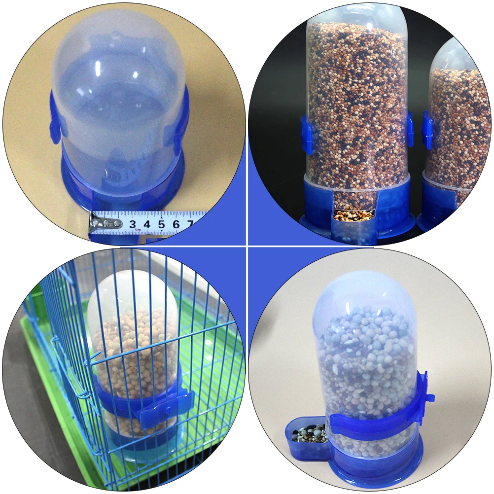 

2Pcs Automatic Water Fountain for Birds Smooth Surface Safe Healthy Canary Lark Yellow Bird Feeding Bowl Bird Drinking Bowl