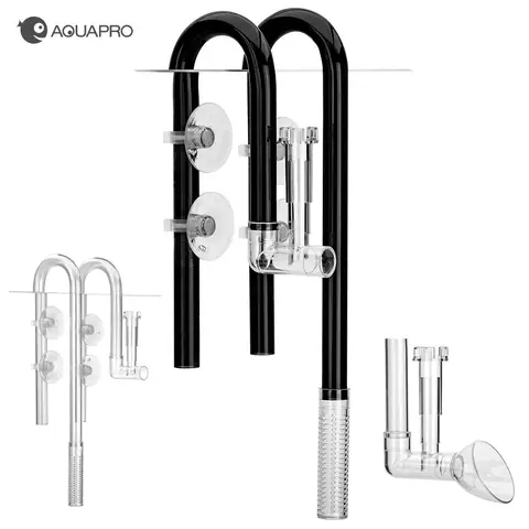 AQUAPRO Plastic Inflow Outflow Inlet Outlet Skimmer Lily Aquarium Accessories Tank Pipe Fish Water Filtro Fishbowl Akvarium