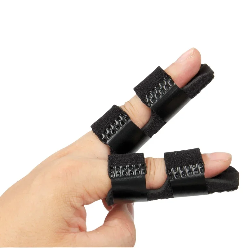 Finger Fixing Splint Straightening Brace Adjustable Strap with Aluminium Plate Support for Finger Corrector Knuckle Care Recover