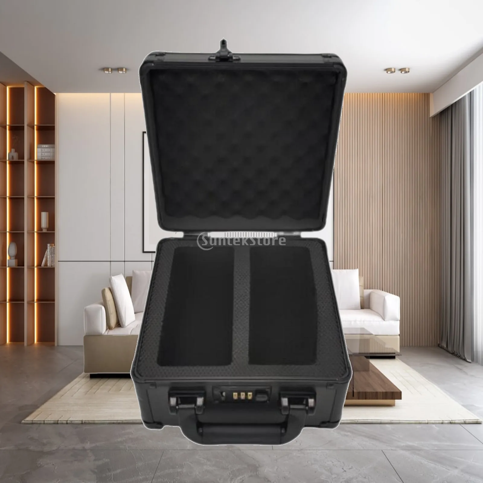 Graded Card Storage Box Card Slab Carrying Case with Combination Locks for Graded Card