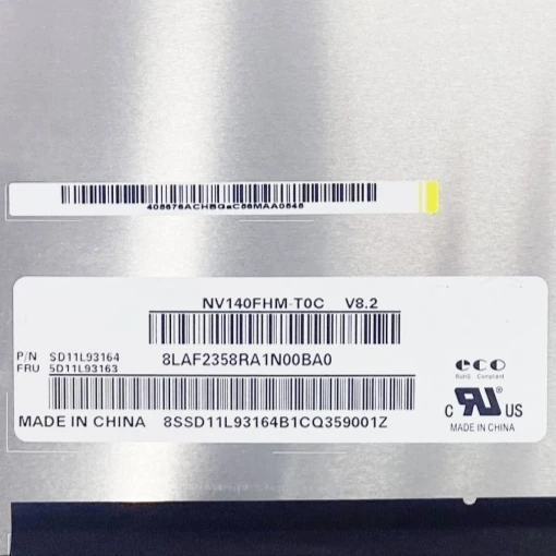 

NV140FHM-T0C V8.1 14.0 Inch 40 Pins 1920X1080 Laptop LCD Touch Screen