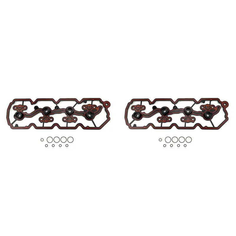 Simple 2X MS96871 Car Intake Manifold Gasket Kit For GMC Envoy Trailblazer Isuzu Ascender Saab 2005-2014